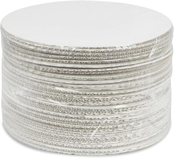 Cake Board/Cake Base/Cake Mold/Cake Tray for Restaurants, 10inch, White (10Pcs Pack)