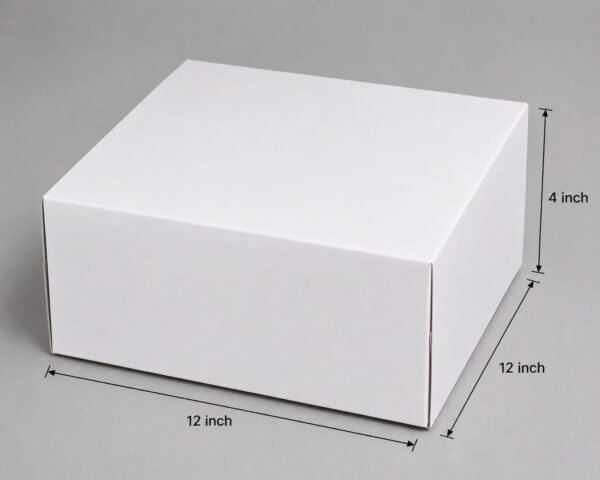 White Cake Box for 2 kg (Pack of 10)