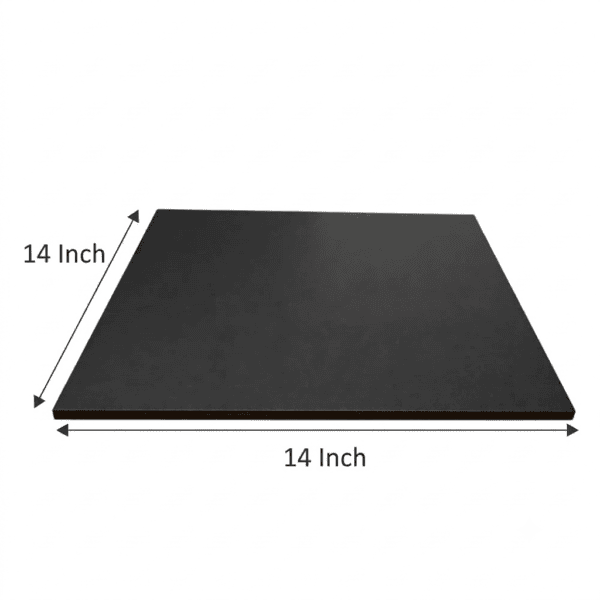 14inch black square