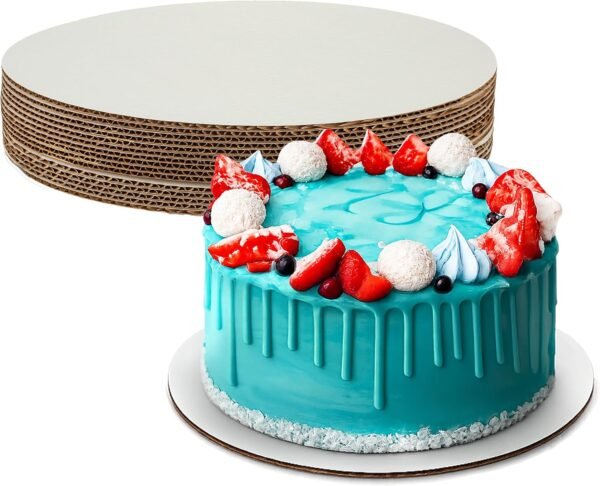Cake Board/Cake Base/Cake Mold/Cake Tray for Restaurants, 14inch, White (10Pcs Pack)
