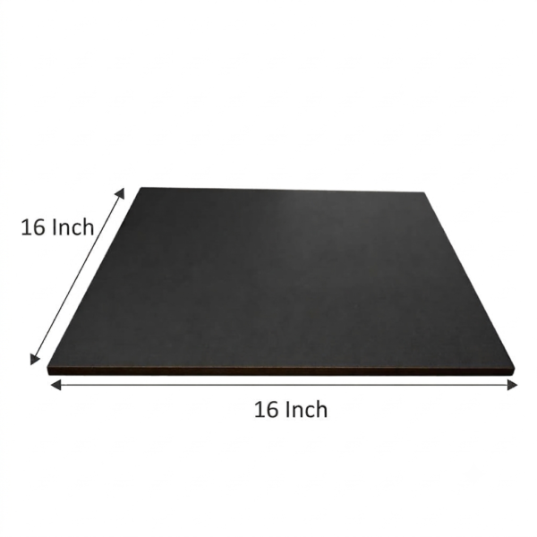 16inch black square