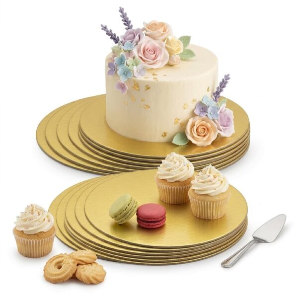 Cake Board/Cake Base/Cake Mold/Cake Tray for Restaurants, 8inch, 10pcs pack