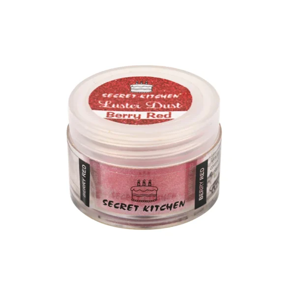 Bake Haven Berry Red Luster Dust Powder