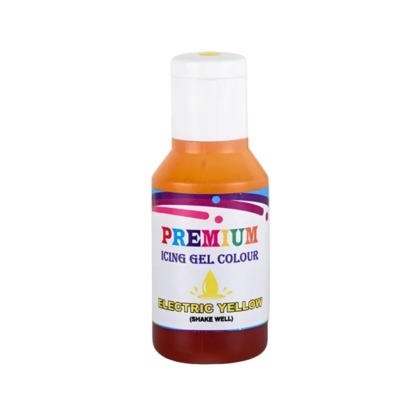 Bake Haven Electric Yellow Premium Gel Colour