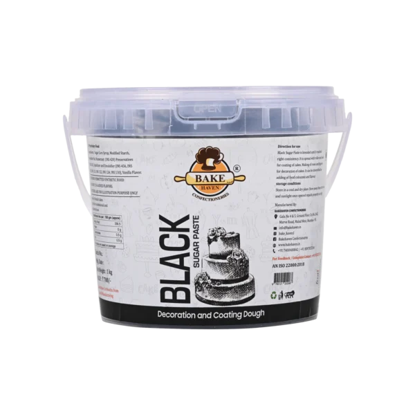 Bake Haven Black Fondant 1kg