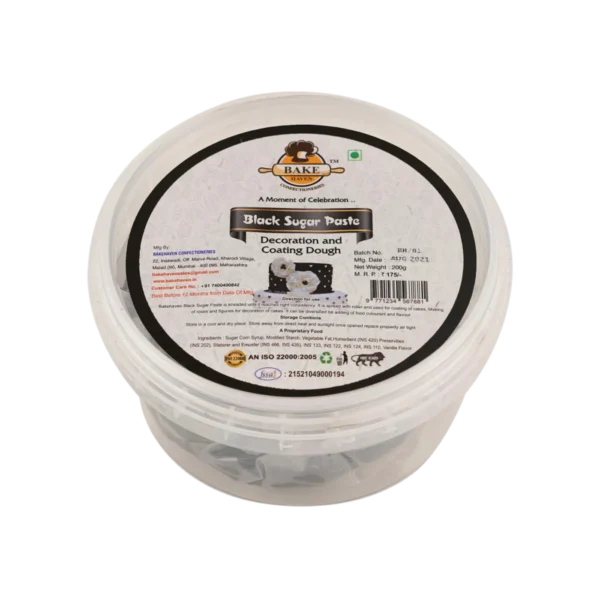 Bake Haven Black Fondant 200gm