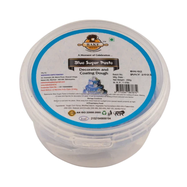 Bake Haven Blue Fondant 200gm