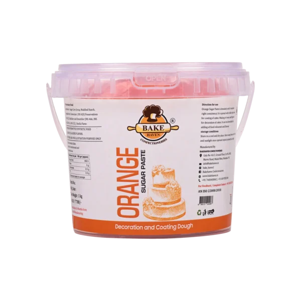 Bake Haven Orange Fondant 1kg