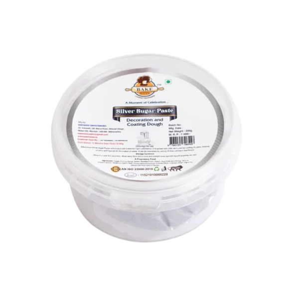 Bake Haven Silver Fondant 200gm