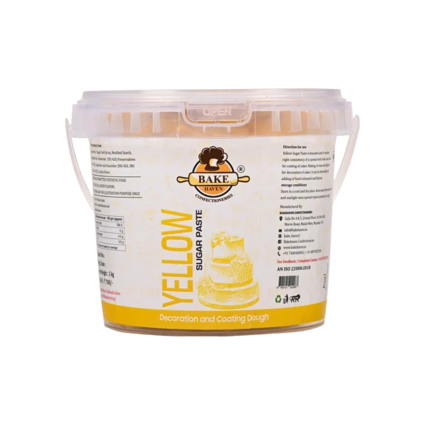 Bake Haven Yellow Fondant 1kg