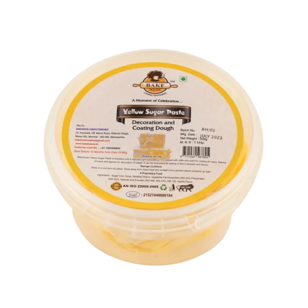 Bake Haven Yellow Fondant 200gm