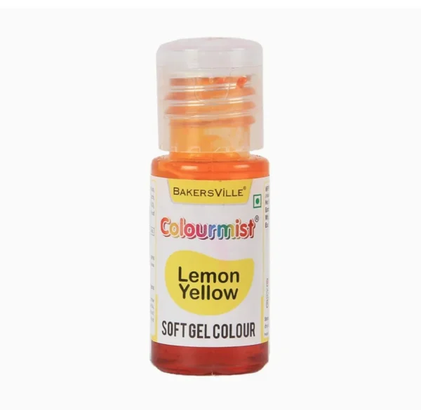Colourmist Lemon Yellow Soft Gel Colour 20gm