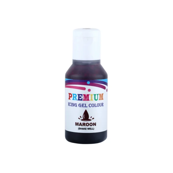 Bake Haven Maroon Premium Gel Colour