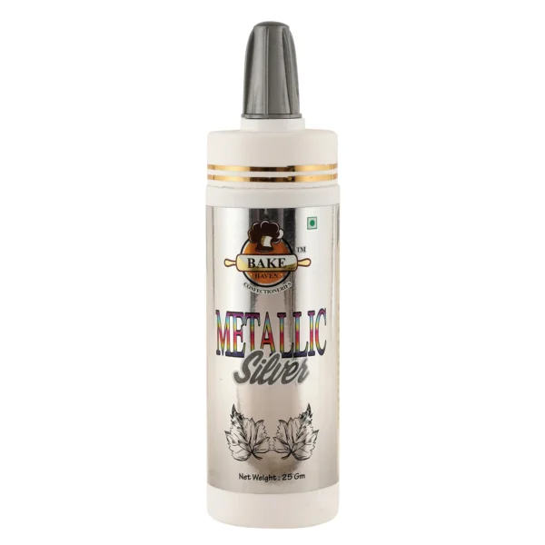Bake Haven Metallic Silver Spray Powder Colour (25g)