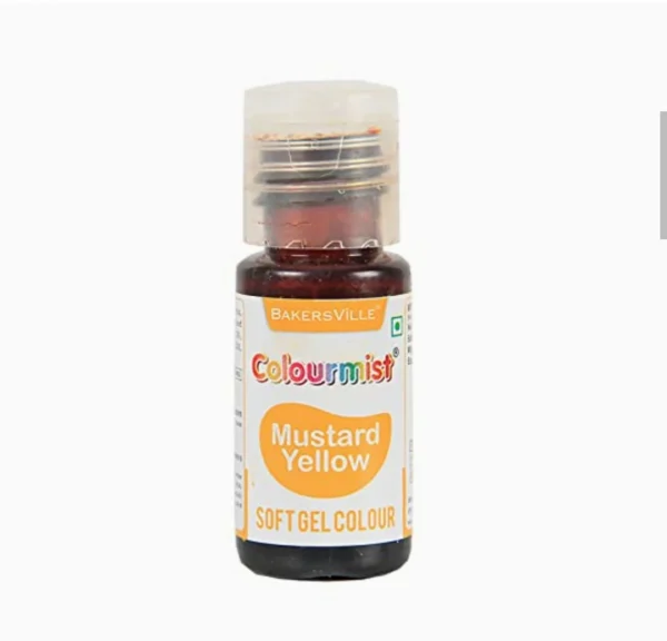 Colourmist Mustard Yellow Soft Gel Colour 20gm