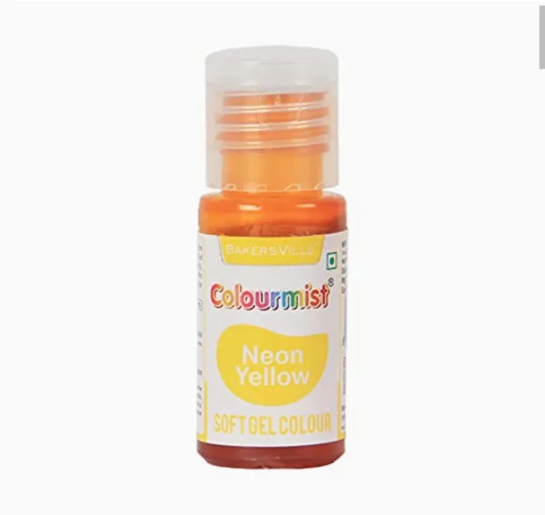 Colourmist Neon Yellow Soft Gel Colour 20gm