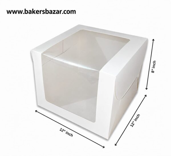 Tall Window Cake Box for 1/2 kg (Pack of 10)