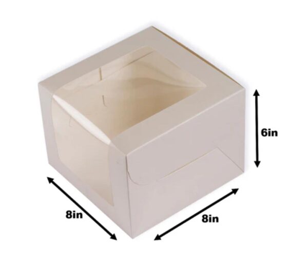 Tall Window Cake Box for 1/2 kg (Pack of 5)