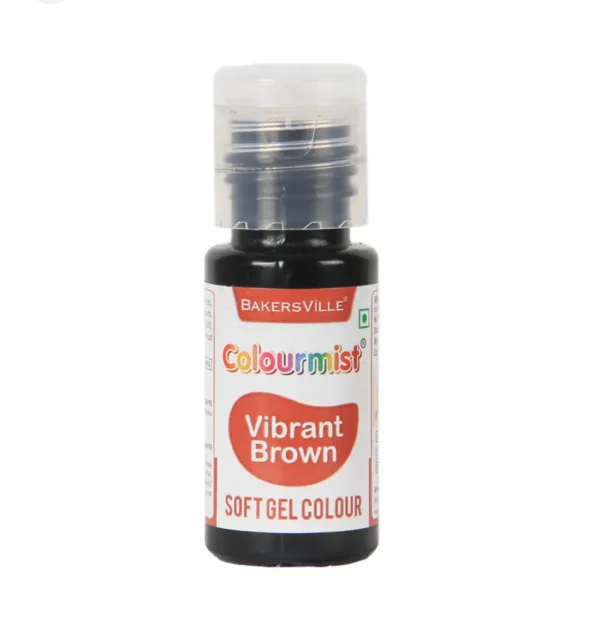 Colourmist Vibrant Brown Soft Gel Colour 20gm