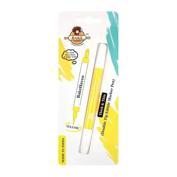 Bake Haven Yellow Edible Marker